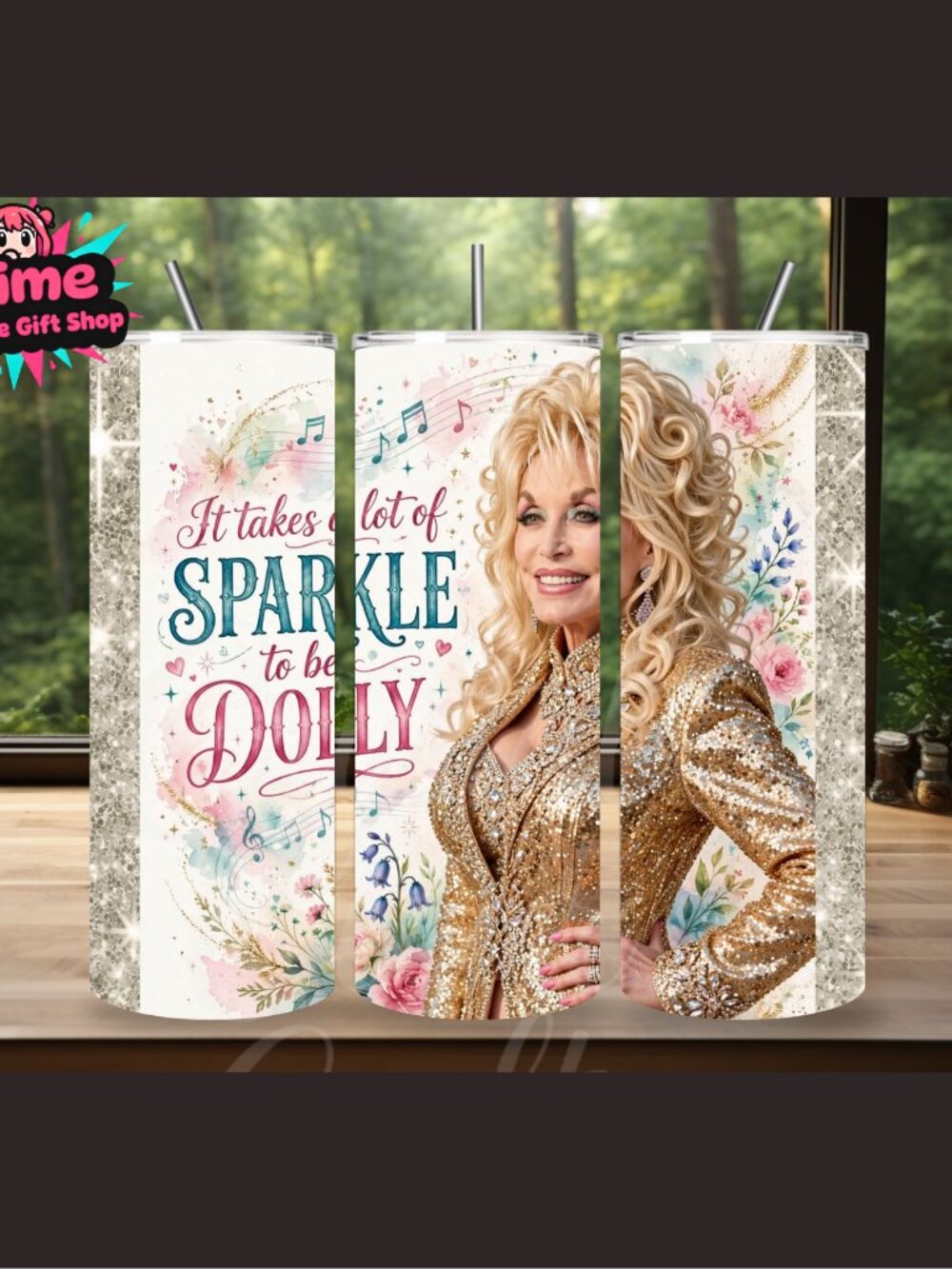 Dolly Parton 20oz Stainless Steel Tumbler